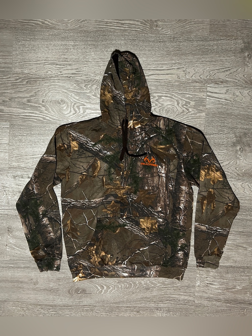 Real Tree Camo All Over Print AOP Hoodie Sweater